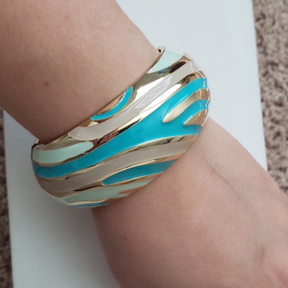 Fashion Blue Gold Bracelet